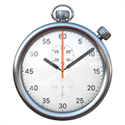 Emoji ⏱️ Cronometro su Apple iOS 14.5.
