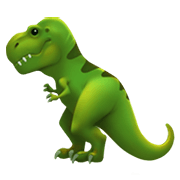 🦖 Emoji T-rex en Apple iOS 14.5.
