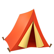 Émoji ⛺ Tente sur Apple iOS 14.5.
