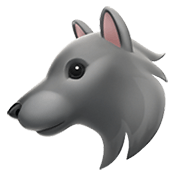 Émoji 🐺 Loup sur Apple iOS 14.5.