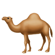 🐪 Emoji Camelo na Apple iOS 15.4.