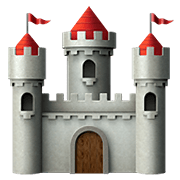 Émoji 🏰 Château sur Apple iOS 15.4.
