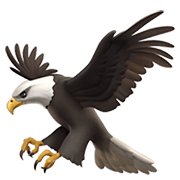 🦅 Emoji águila en Apple iOS 15.4.