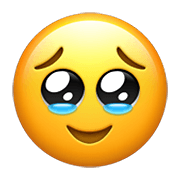 🥹 Emoji Cara Conteniendo Las Lágrimas en Apple iOS 15.4.