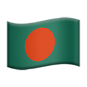 🇧🇩 Emoji Bandera: Bangladés en Apple iOS 15.4.