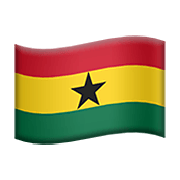 🇬🇭 Emoji Flagge: Ghana Apple iOS 15.4.
