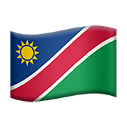 🇳🇦 Emoji Bandeira: Namíbia na Apple iOS 15.4.