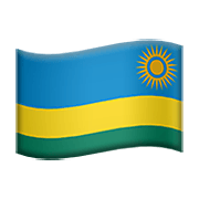 🇷🇼 Emoji Bandeira: Ruanda na Apple iOS 15.4.