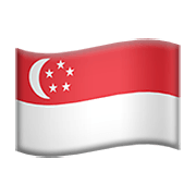 Emoji 🇸🇬 Bandiera: Singapore su Apple iOS 15.4.