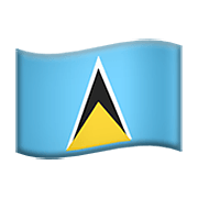 Emoji 🇱🇨 Bandiera: Saint Lucia su Apple iOS 15.4.