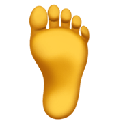 🦶 Emoji Fuß Apple iOS 15.4.