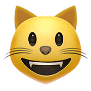 😺 Emoji Gato Sonriendo en Apple iOS 15.4.