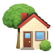 🏡 Emoji Casa Con Jardín en Apple iOS 15.4.