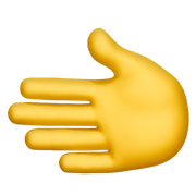 🫲 Emoji Linke Hand Apple iOS 15.4.