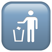 🚮 Emoji Símbolo De Lixeira na Apple iOS 15.4.
