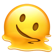 🫠 Emoji Cara Derretida en Apple iOS 15.4.