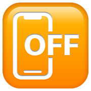 📴 Emoji Telefone Celular Desligado na Apple iOS 15.4.