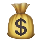 Émoji 💰 Sac Plein D’argent sur Apple iOS 15.4.