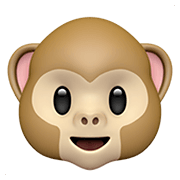 🐵 Emoji Cara De Mono en Apple iOS 15.4.