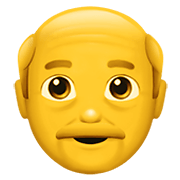 👴 Emoji älterer Mann Apple iOS 15.4.