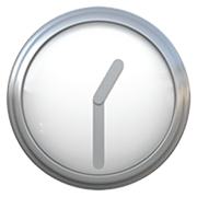 Emoji 🕜 Ore Una E Mezza su Apple iOS 15.4.