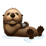 🦦 Emoji Otter Apple iOS 15.4.