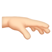 🫳🏻 Emoji Palma Da Mão Para Baixo: Pele Clara na Apple iOS 15.4.