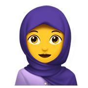 🧕 Emoji Mujer Con Hiyab en Apple iOS 15.4.