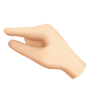 🤏🏻 Emoji Mão Beliscando: Pele Clara na Apple iOS 15.4.