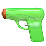 Emoji 🔫 Pistola su Apple iOS 15.4.