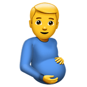 🫃 Emoji Hombre Embarazado en Apple iOS 15.4.