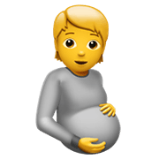 🫄 Emoji Persona Embarazada en Apple iOS 15.4.