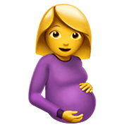 🤰 Emoji schwangere Frau Apple iOS 15.4.