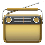 Émoji 📻 Radio sur Apple iOS 15.4.