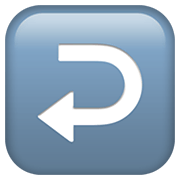 Emoji ↩️ Freccia Curva A Sinistra su Apple iOS 15.4.