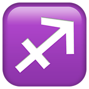 Emoji ♐ Segno Zodiacale Del Saggitario su Apple iOS 15.4.