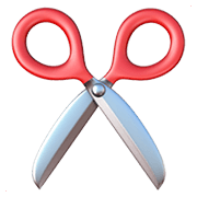 Emoji ✂️ Forbici su Apple iOS 15.4.