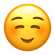 ☺️ Emoji lächelndes Gesicht Apple iOS 15.4.