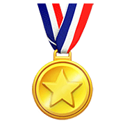 🏅 Emoji Medalla Deportiva en Apple iOS 15.4.