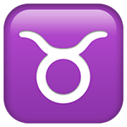 ♉ Emoji Tauro en Apple iOS 15.4.