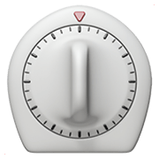 Émoji ⏲️ Horloge sur Apple iOS 15.4.