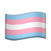 🏳️‍⚧ Emoji Bandera del orgullo transgénero en Apple iOS 15.4.
