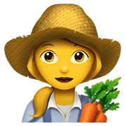 👩‍🌾 Emoji Agricultora en Apple iOS 15.4.