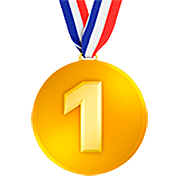 Emoji 🥇 Medaglia D’oro su Apple iOS 16.4.
