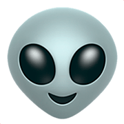 Émoji 👽 Alien sur Apple iOS 16.4.