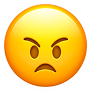 Emoji 😠 Faccina Arrabbiata su Apple iOS 16.4.