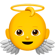 👼 Emoji Bebé ángel en Apple iOS 16.4.