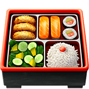Émoji 🍱 Boîte Déjeuner sur Apple iOS 16.4.