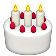 🎂 Emoji Tarta De Cumpleaños en Apple iOS 16.4.