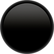 ⚫ Emoji Círculo Negro en Apple iOS 16.4.
